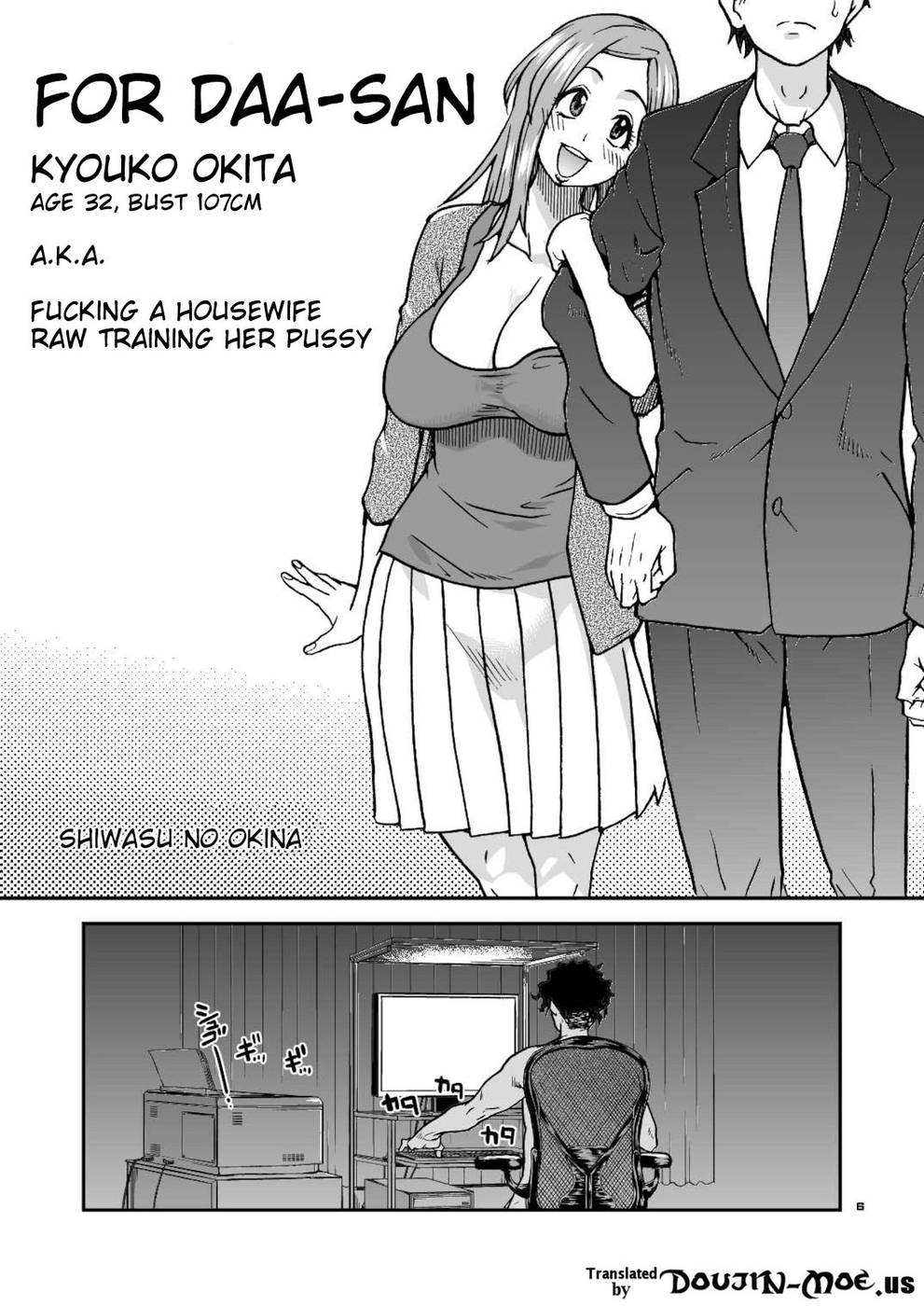 Hentai Manga Comic-For Daa-san A.K.A. Fucking a Housewife Raw Training Her Pussy-Read-5